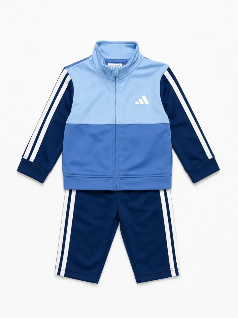NWT Adidas Toddler Boys 2-Piece Jogger Set Size 2T Blue Track Jacket & Pants